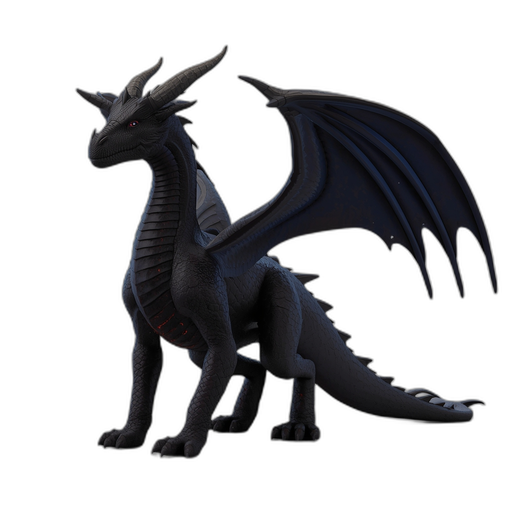 Blackfang — Ebon Flameheart's dragon