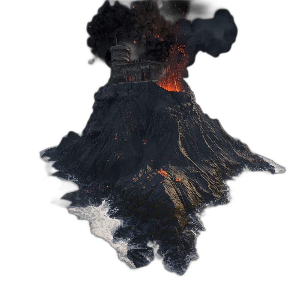 Volcanic island